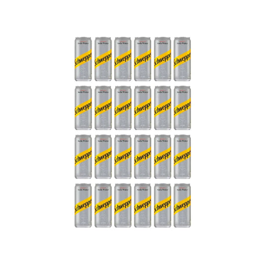 Schweppes Soda Water 300ml (Pack of 24)