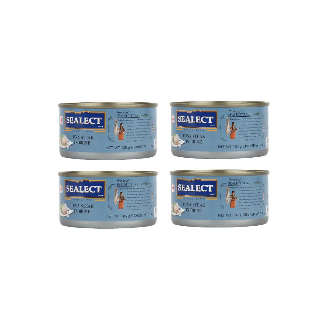 Sealect Tuna Steak in Brine 185g ( pack of 4)