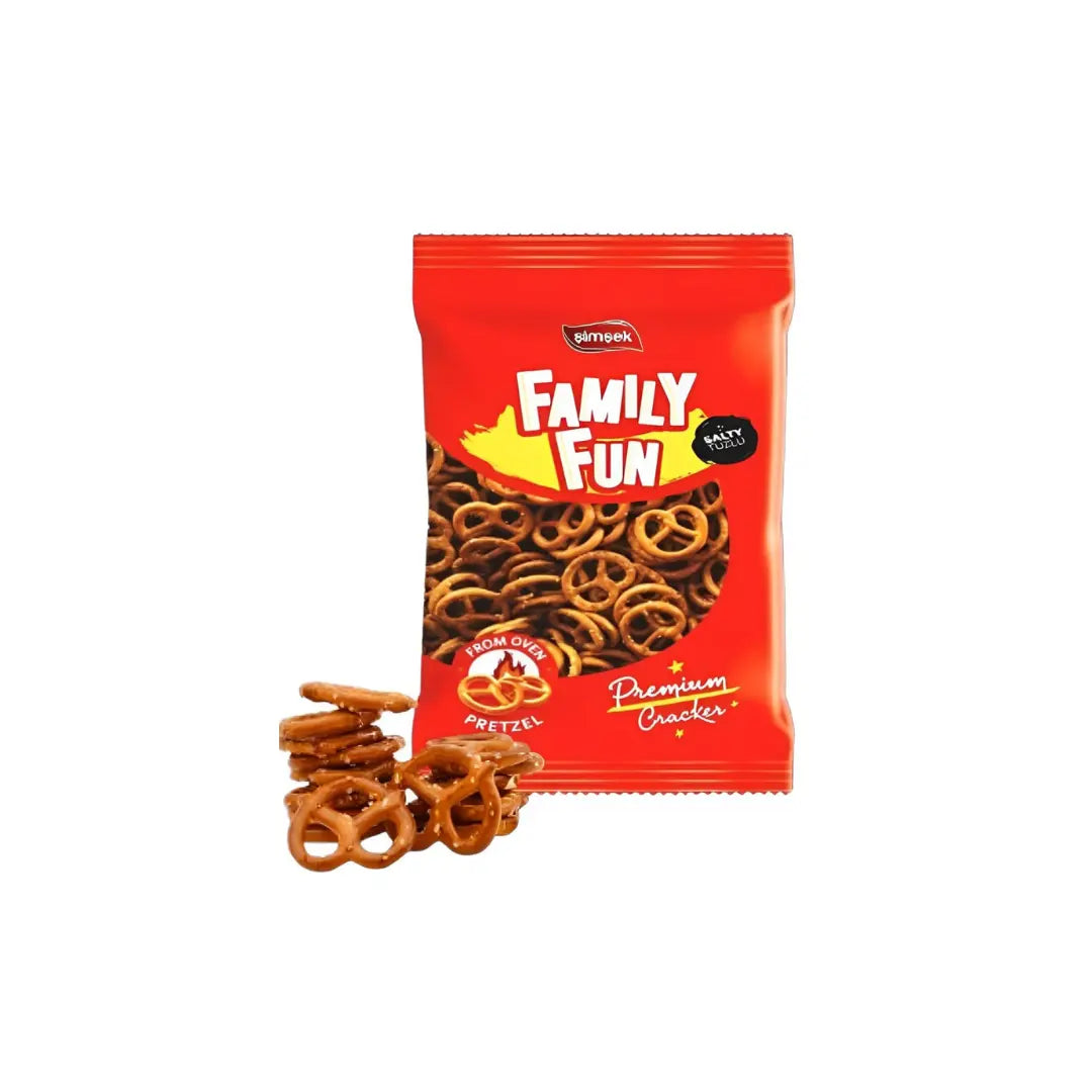 Simsek Family Fun Salty Tuzlu, Premium Pretzel Cracker 350g