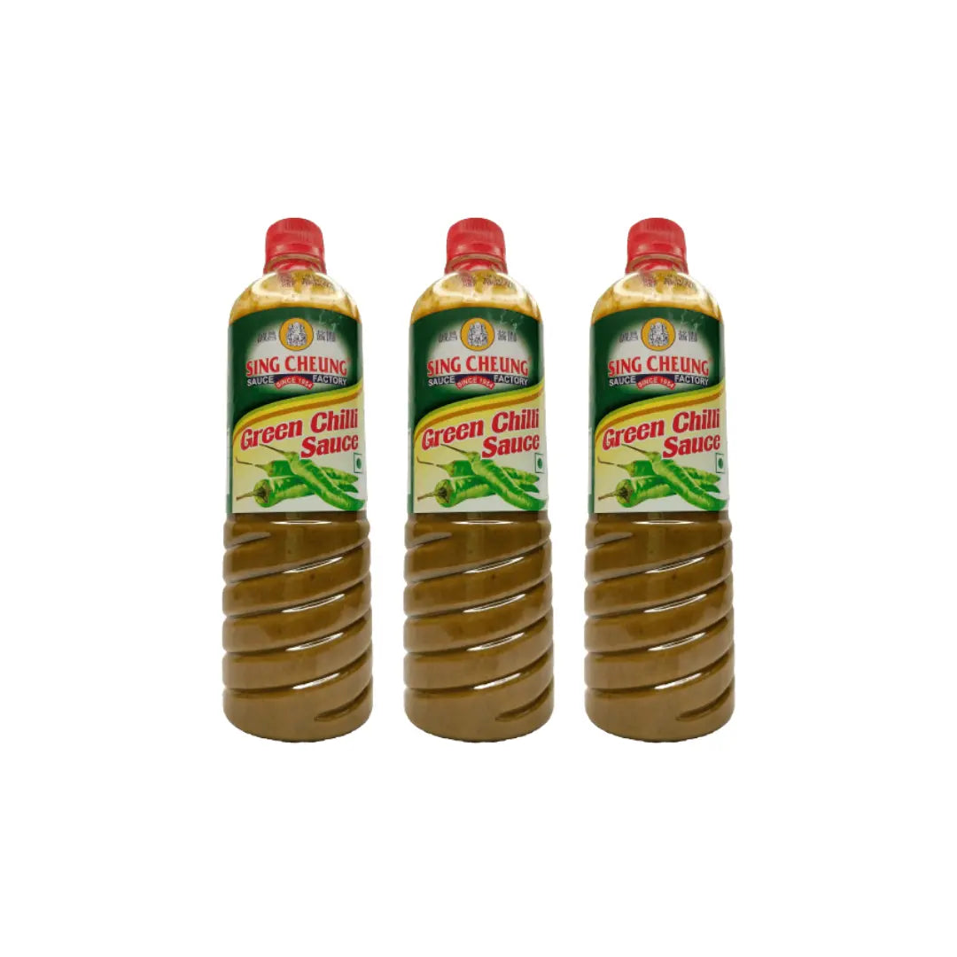 Sing Cheung Green Chilli Sauce 100g (Pack of 3)