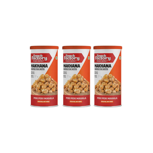 Snack Factory Makhana Peri Peri Masala 80gm (Pack of 3)