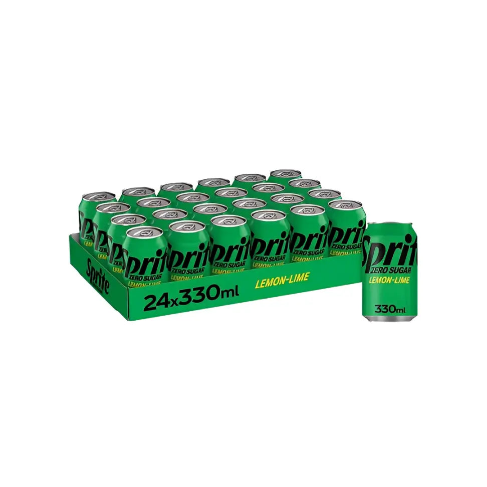 Sprite No Sugar Drink Imported 330ml (Pack of 24)