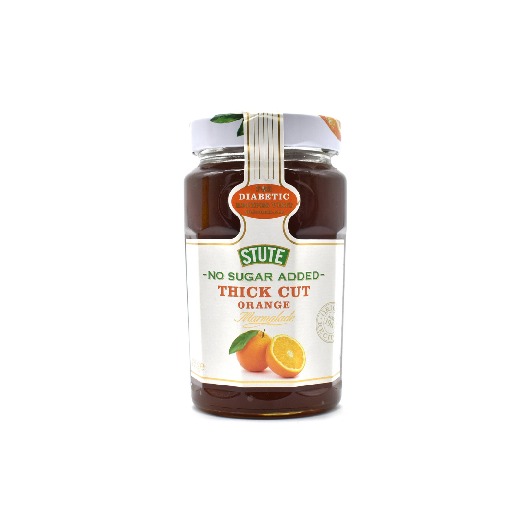 Stute No Sugar Added Thick Cut Orange Marmalade Jam 430g