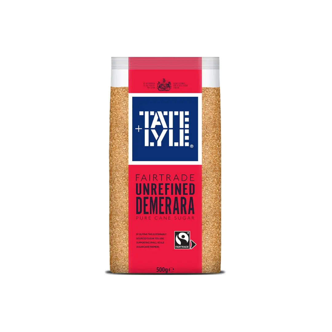 Tate and Lyle Fairtrade Unrefined Demerara Pure Cane Sugar 500g