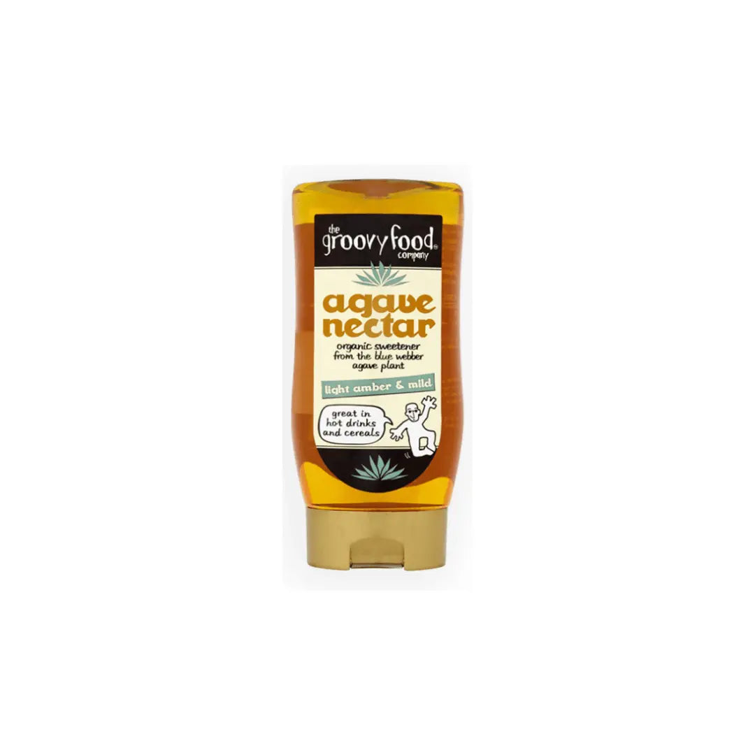 The Groovy Food Company Organic Light Amber & Mild Agave Nectar, 250ml