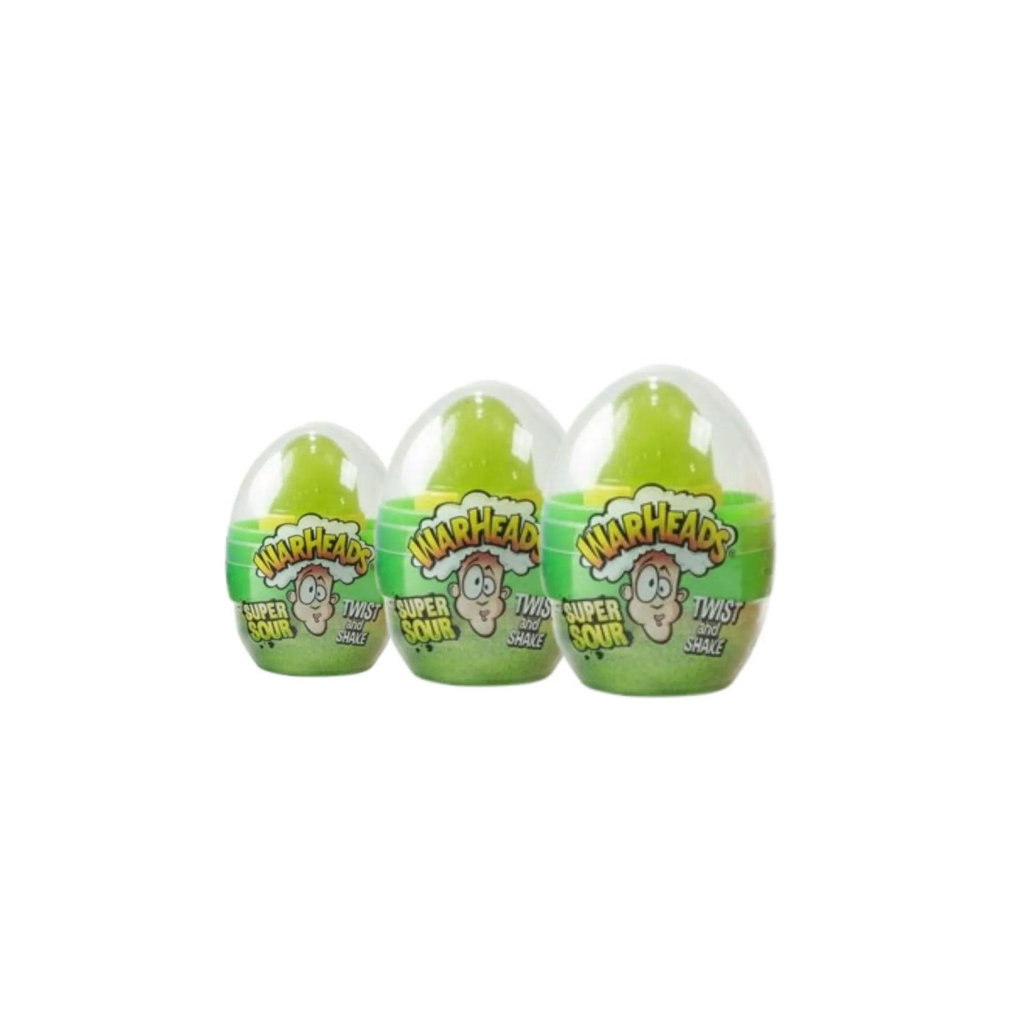 WarHeads Super Sour Twist and Share Candy, Lime Flavour 18g (Pack of 3)