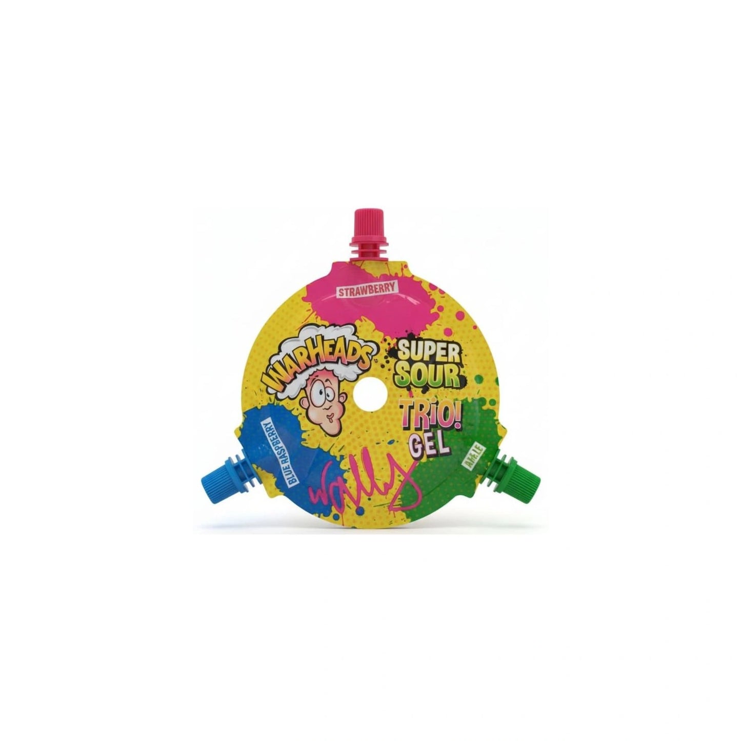 Warheads Super Sour Trio Gel 3 in 1 Squeezable Pouch 51g