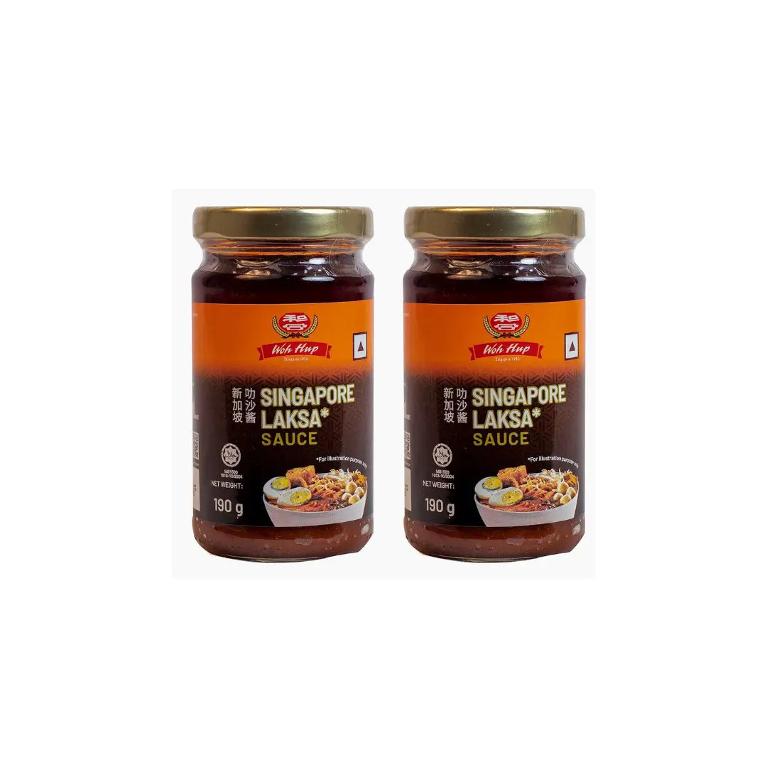 Woh Hup Singapore Laksa Paste 190g (PACK OF 2) luckystore