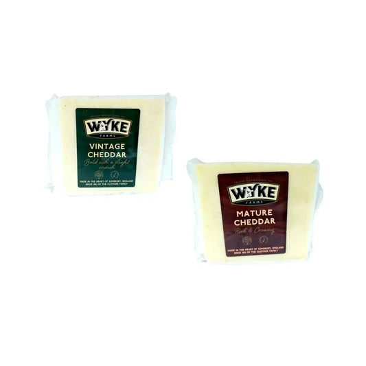 Wyke Mature Cheddar Cheese 200g + Wyke Vintage Cheddar Cheese 200g (Combo Pack)