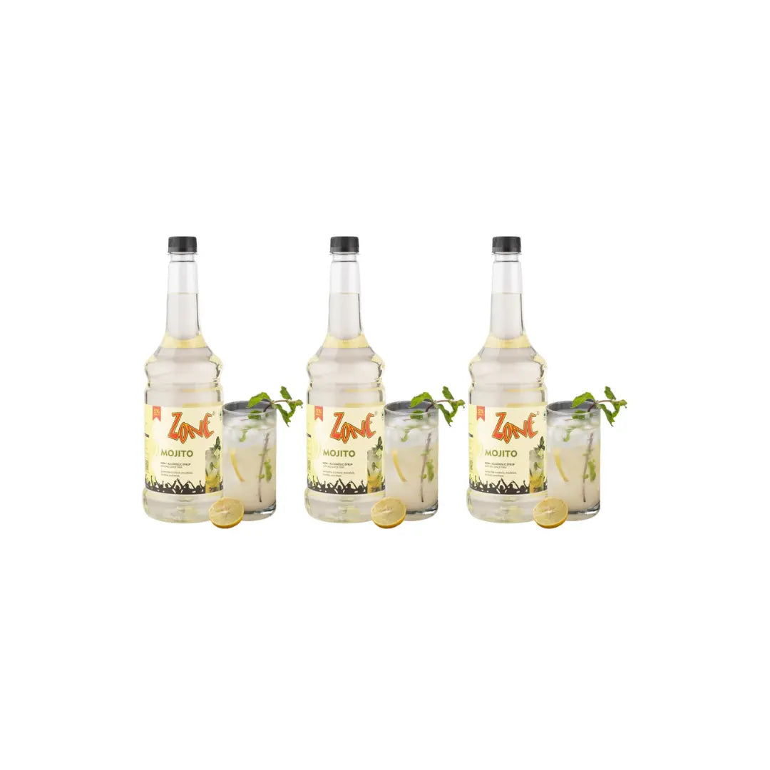 Zone Mojito Flavored Syrup 1050ml (Pack of 3)