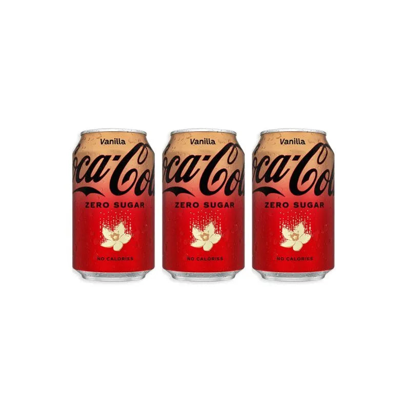 coca cola vanilla zero sugar imported soft drink
