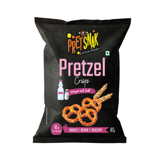 Buy Pretsnak Pretzel Crisps Salt and Vinegar Crackers