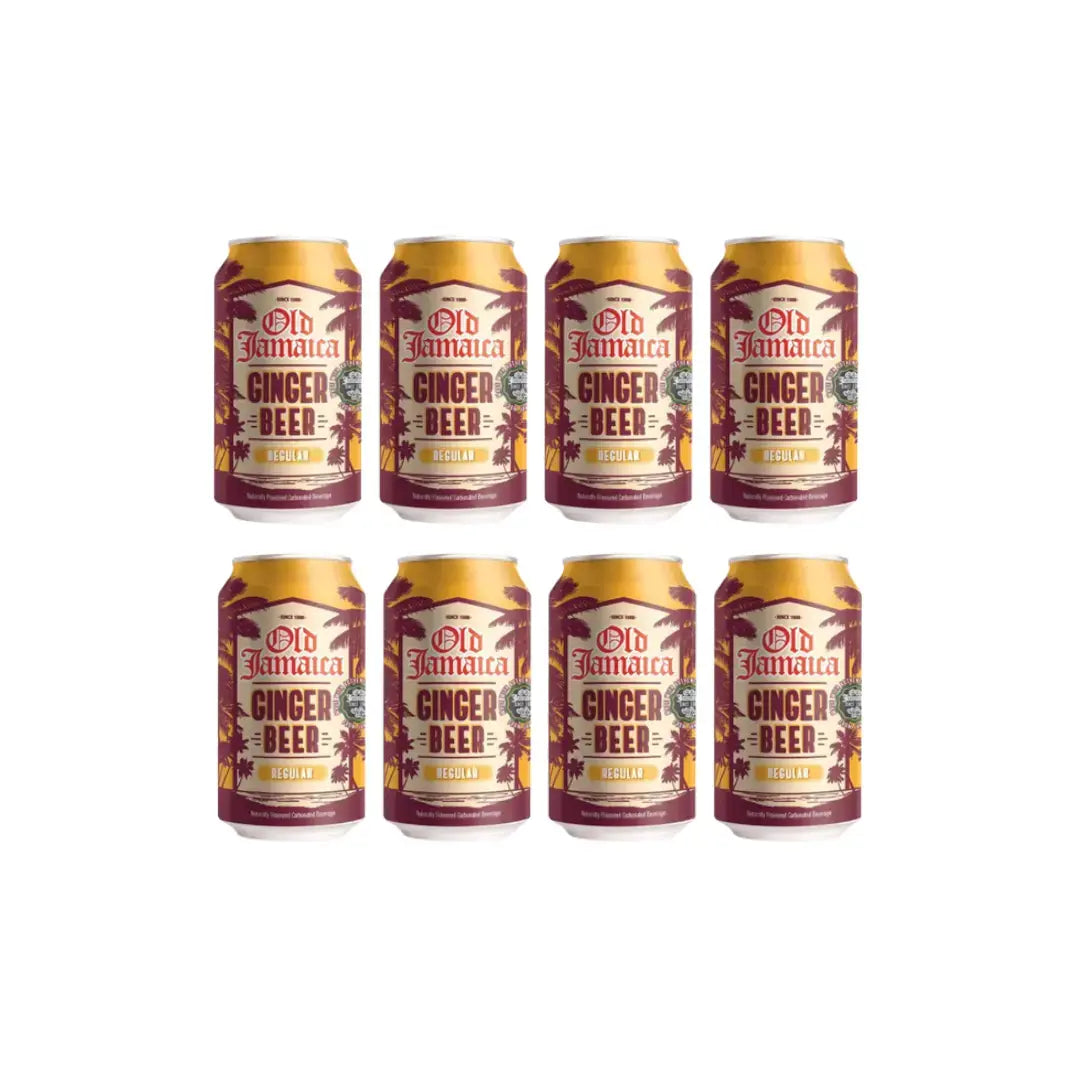 Old Jamaica Cream Soda 330ml pack of 8 imported cream soda cans