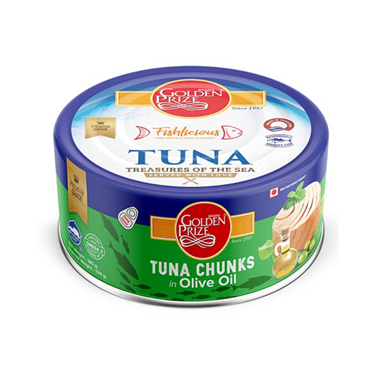 Golden Prize Tuna Chunks in Olive Oil, 185g
