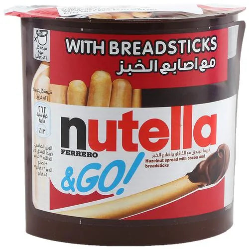 Buy Nutella Go Hazelnut Spread With Cocoa & Breadsticks