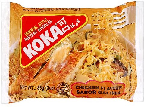 koka Chicken Flavour Instant Noodles 85Grams (Pack of 30) from Singapore