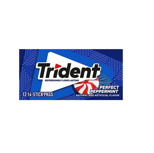 Buy Trident Sugar Free Perfect Peppermint Flavor Chewing Gum