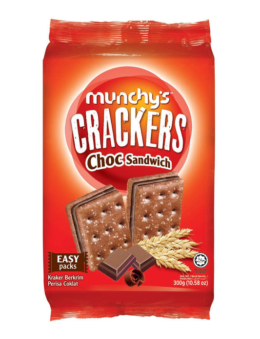 Munchy's Choco Sandwich Cracker, 300g