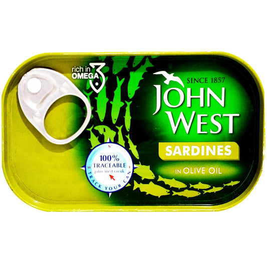 John West Sardines in Olive Oil, 120g Tin
