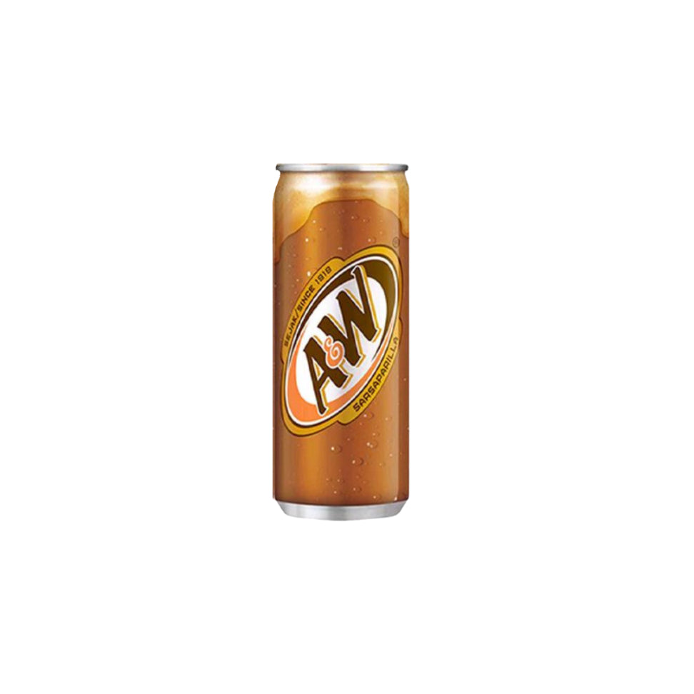 A&W Root Beer, Rasa Sarsaparilla, Drink imported 330ml