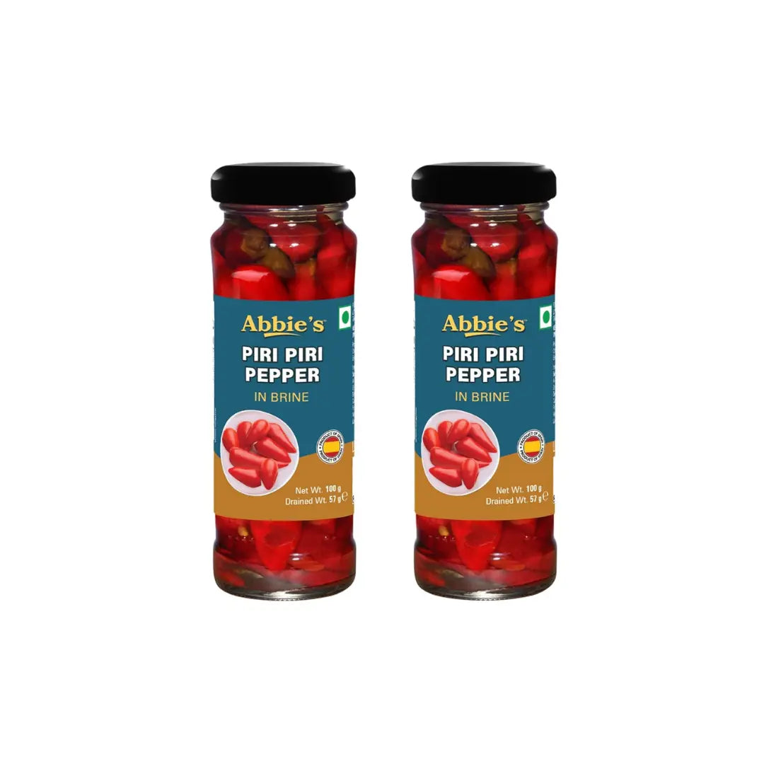 Abbie's Piri Piri Pepper in Brine 100 g (Pack of 2)