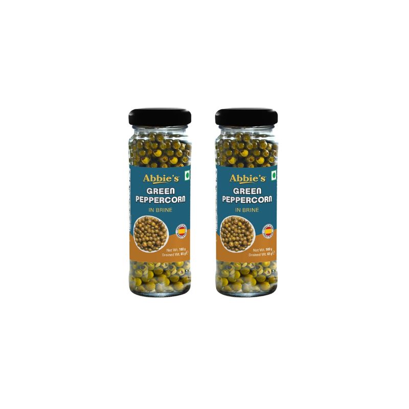 Abbie's Green Peppercorn In Brine (100 g X 2)