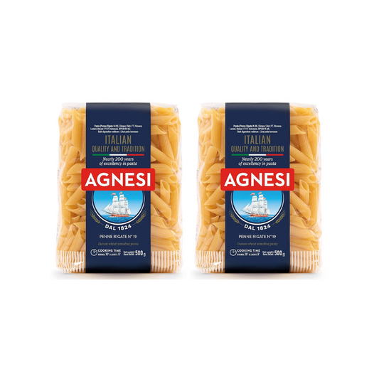 Agnesi Penne Pasta, 500g (Pack of 2)