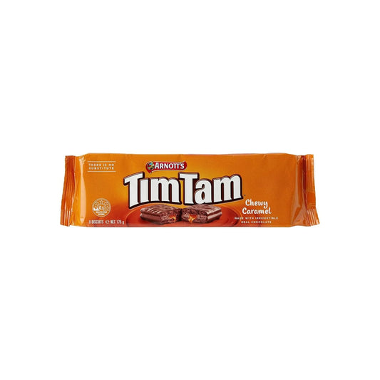 Arnott’s Tim Tam Chewy Caramel Chocolate Biscuits, 175g