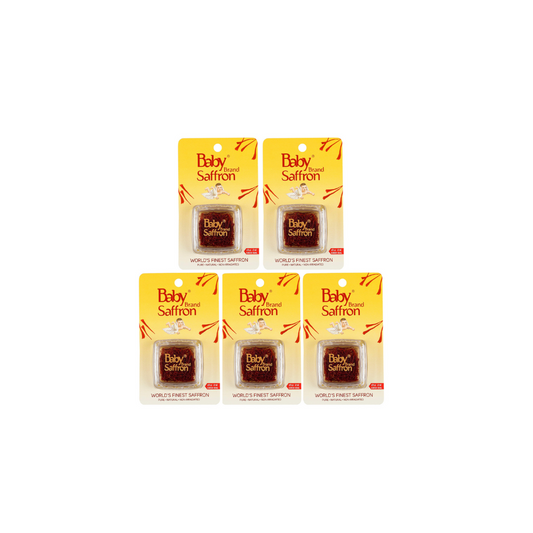 Baby Saffron Brand Saffron, 500 mg (Pack of 5)
