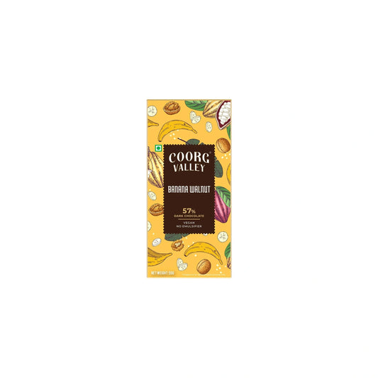 Banana Walnut Dark Chocolate 50g