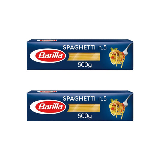 Barilla Spaghetti Pasta 500g (PACK OF 2)
