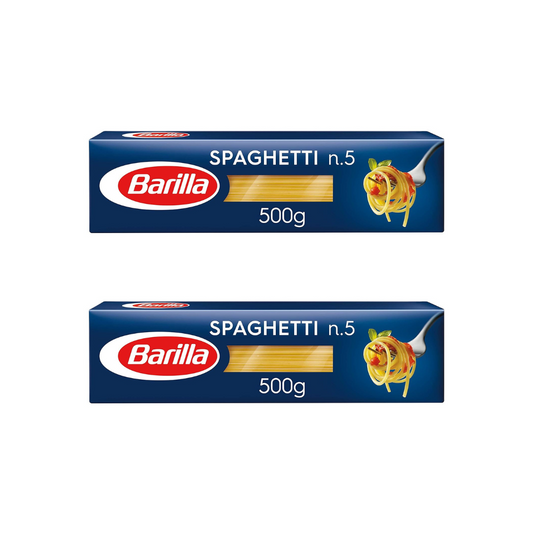 Barilla Spaghetti Pasta 500g (PACK OF 2)
