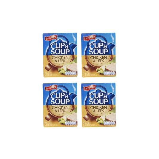 Batchelor's Cup A Soup Chicken and Leek 86g (Pack of 4) – Instant Soup Mix