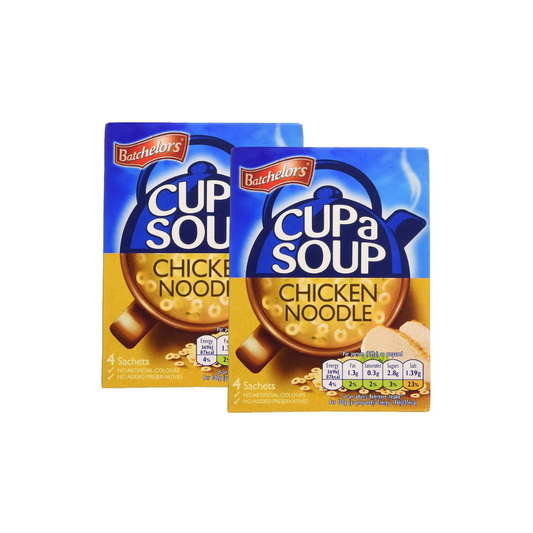 Batchelor's Cup A Soup Chicken Noodle - 94g (Pack of 2) | Instant, Delicious & Convenient Soup