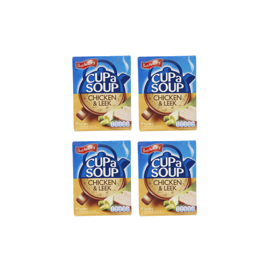 Batchelor's Cup A Soup Chicken and Leek 86g (Pack of 4) – Instant Soup Mix