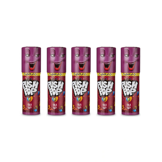 Bazooka Candy Brands Push Pop Cola Candy 15g (Pack of 5)