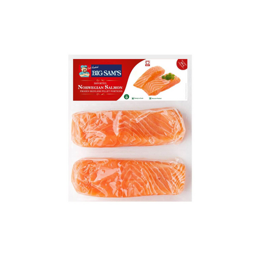 Big Sam's Norwegian Salmon Fillet (2 skinless portions) 300g