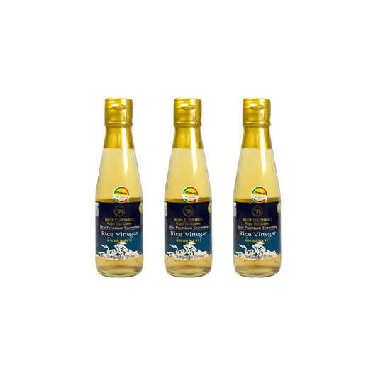 Blue Elephant Rice Vinegar 200ml (Pack of 3) Luckystore