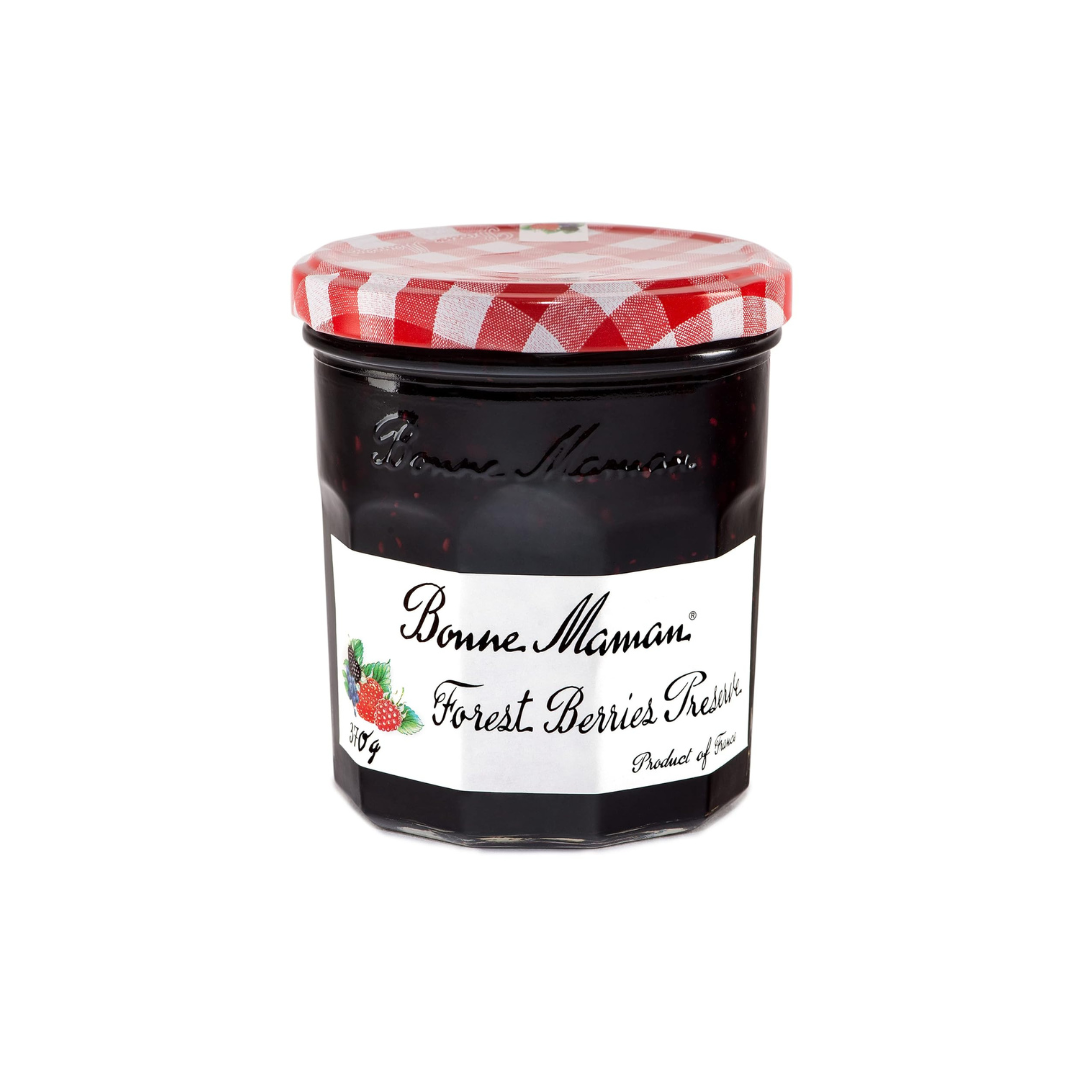 Bonne Maman Forest Berries Preserve, Marmalade Fruit Jam, 370 g