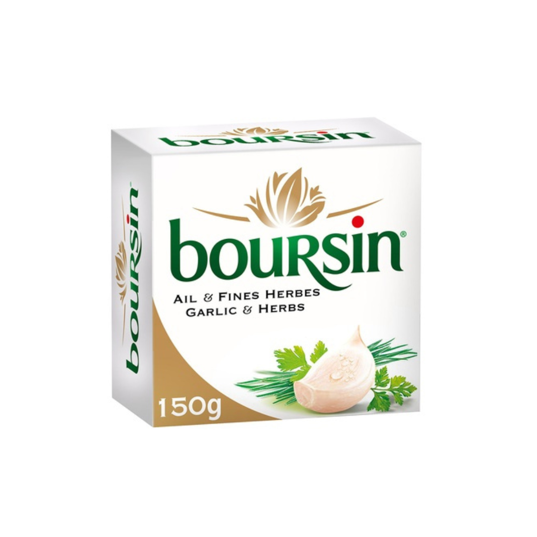 Boursin Garlic and Herbs Spread, 150g 