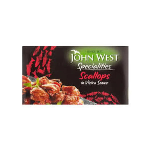 Buy John West Scallops in Viera Sauce 111g – Premium Seafood Treat | luckystore.in 