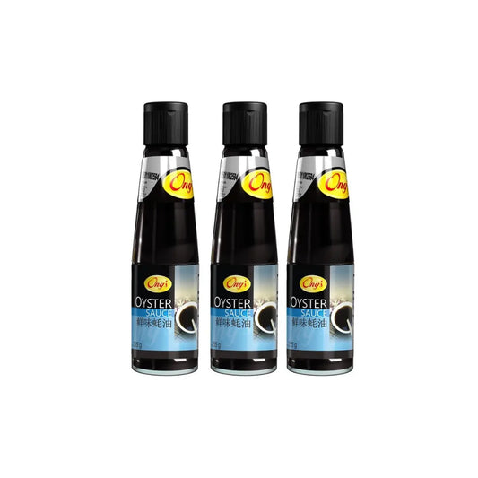 Ong's Oyster Sauce 255 g Product of Singapore Pack of 3