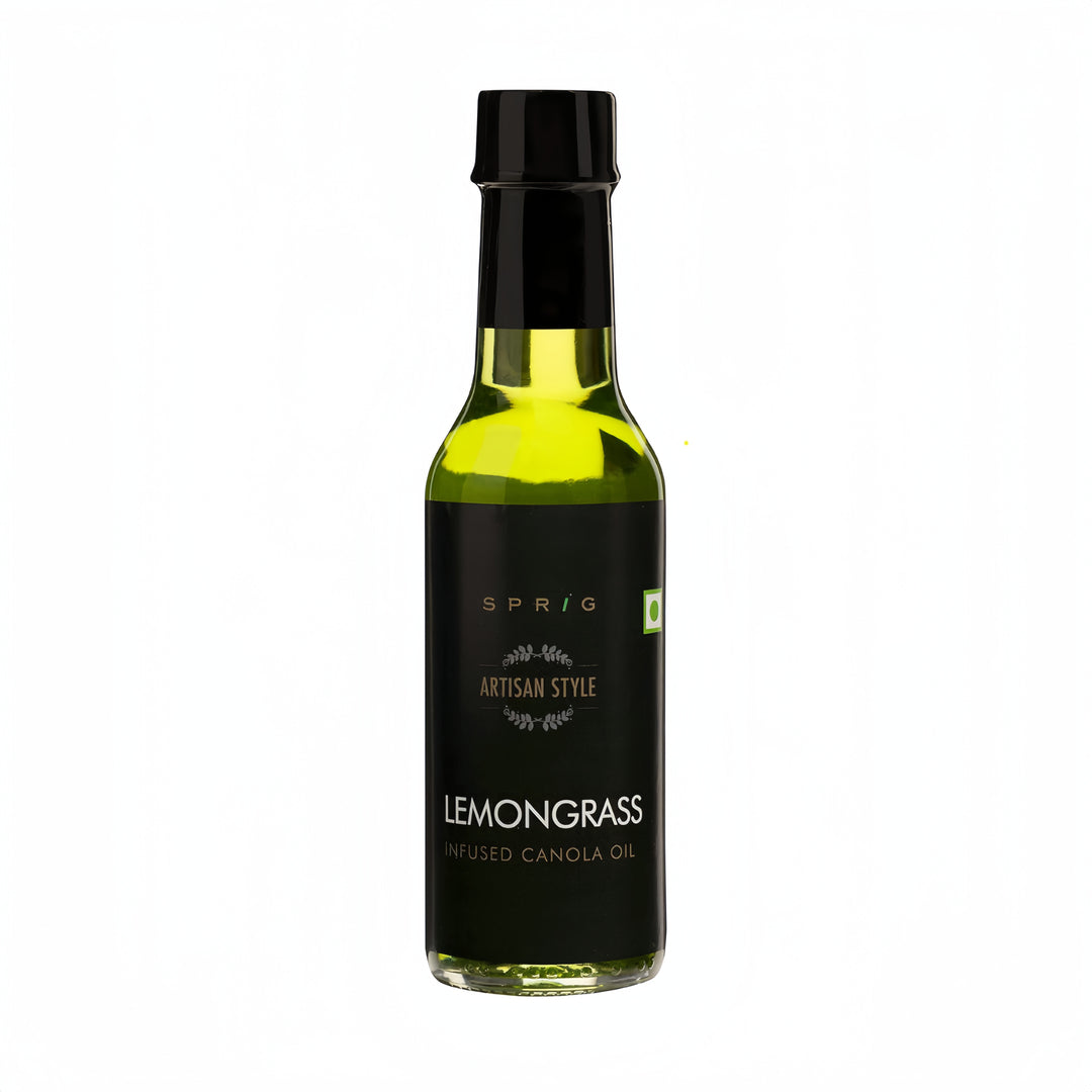 Buy Gourmet Fresh Lemongrass Infused Canola Oil For Cooking,125Gm
