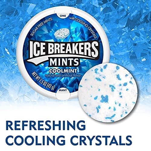 Buy Ice Breakers Coolmint Sugar Free Mints, 42 g (Pack Of 2)