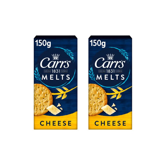 Carrs Cheese Melts 150g (Imported) (Pack of 2)