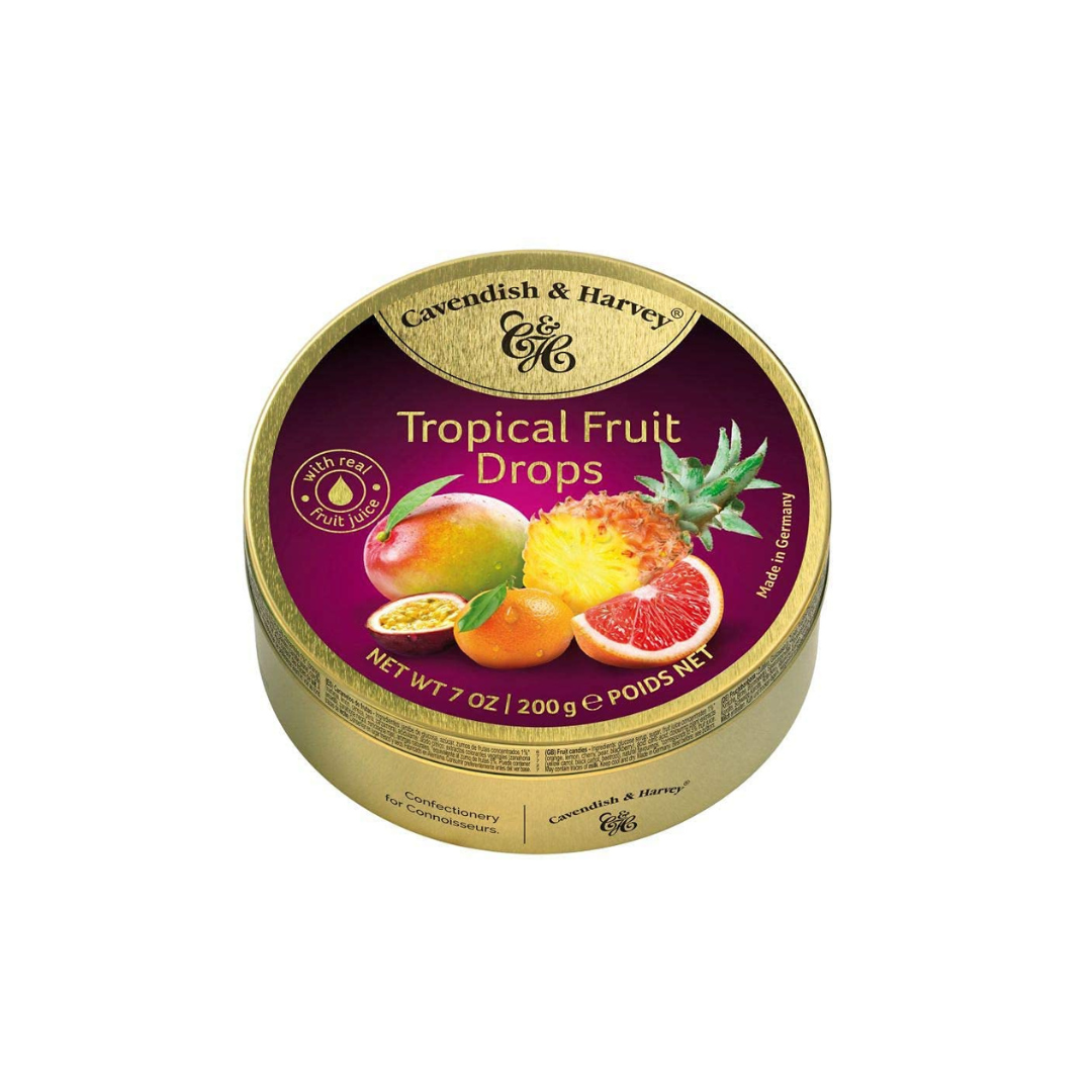 Cavendish & Harvey Tropical Fruit Drops 200g (Pack of 9)
