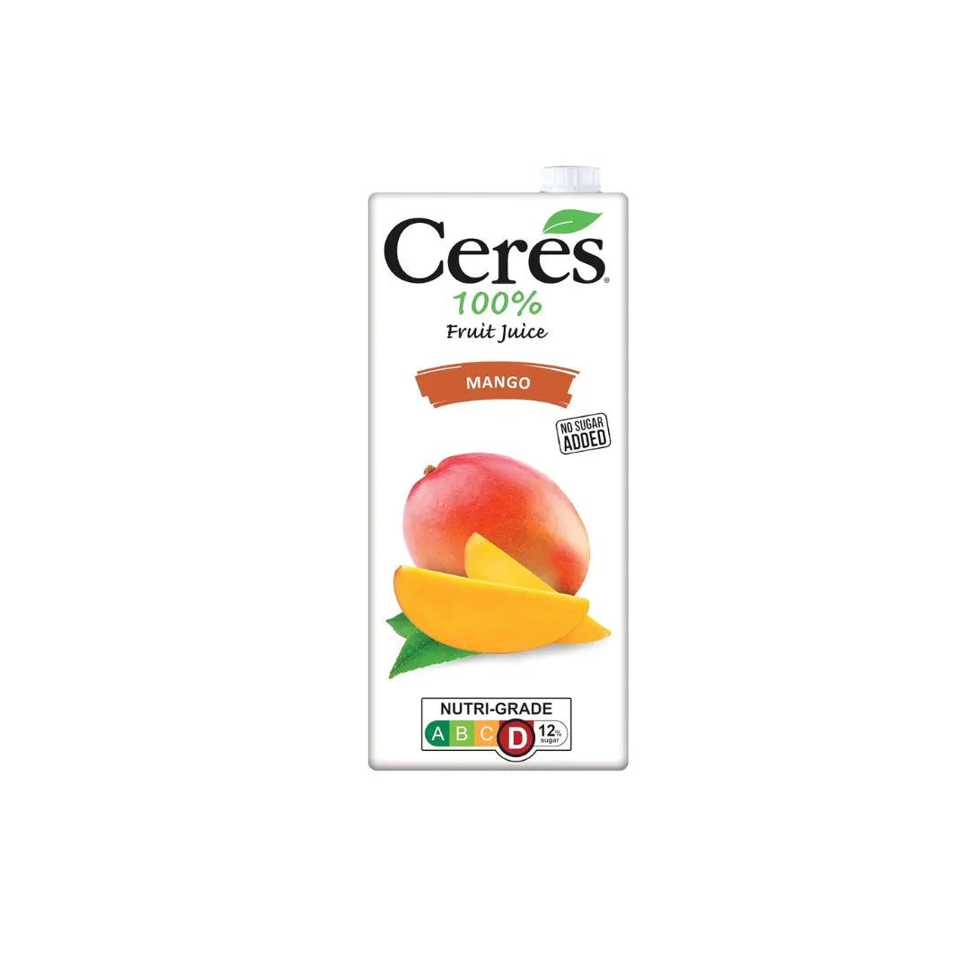 Ceres Mango Fruit Juice No Sugar Added 1000ml – Sugar-Free Healthy