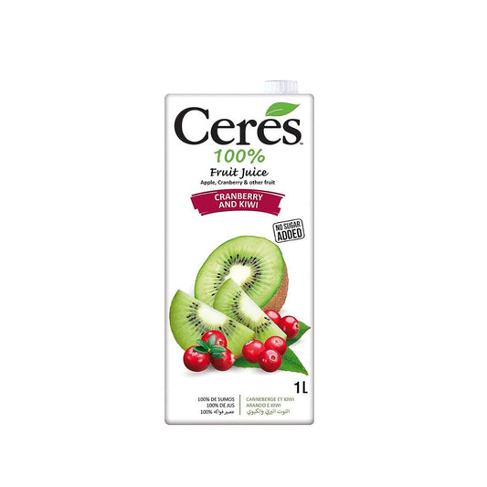 Buy Ceres Cranberry and Kiwi Fruit Juice No Sugar Added