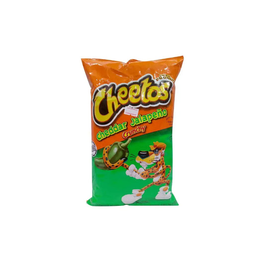 Cheetos Cheddar Jalapeño Crunchy 226.8g Cheese Flavoured Corn Snacks