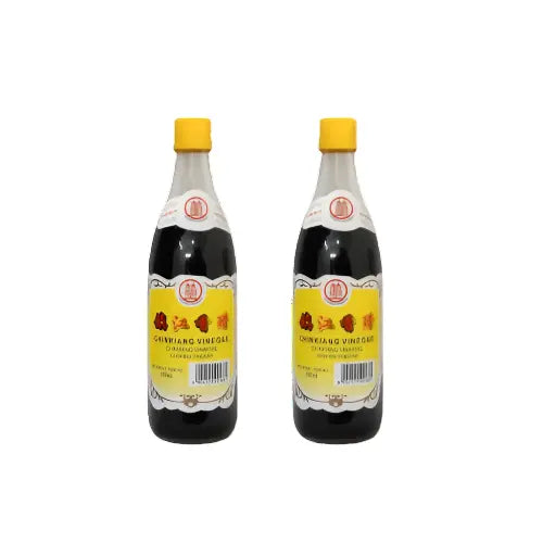 Chikiang Vinegar 550ml (Pack of 2) – Authentic Chinese Black Vinegar